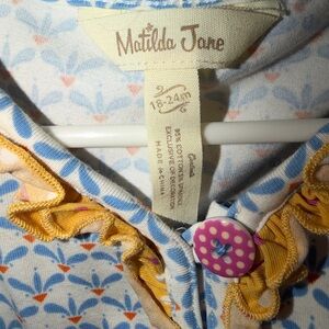Matilda Jane Kids One Piece - Blue and Yellow Floral
